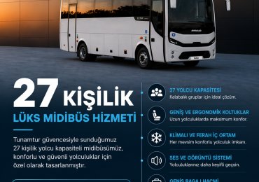 27 KİŞİLİK MİDİBÜS HİZMETLERİ